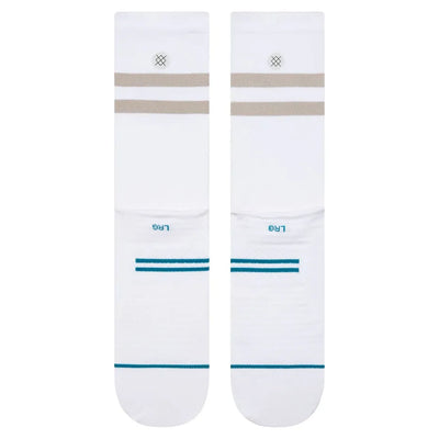 Stance Socks Franchise Crew Socks - Cream - Buy online today at Down the Line Surf. International shipping available.