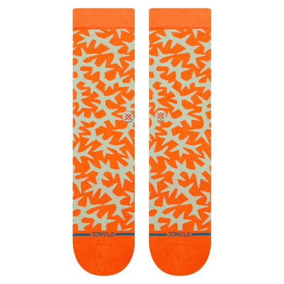 Stance Thornz Unisex Crew Socks - Orange - Buy online today at Down the Line Surf. International shipping available.