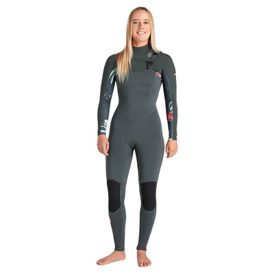 C-Skins Women's NuWave Solace 3/2mm Chest Zip Wetsuit - 2026 - Buy online today at Down the Line Surf. International shipping available.