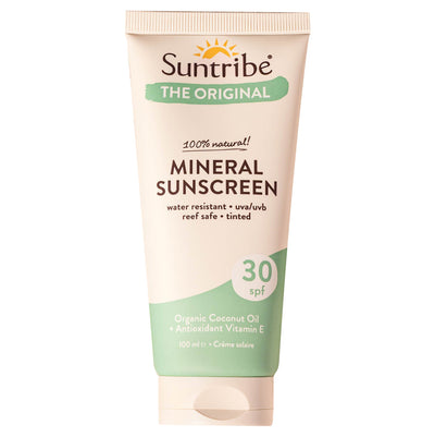 Suntribe Tinted Organic Mineral Sunscreen SPF 30 - Buy online today at Down the Line Surf. International shipping available.