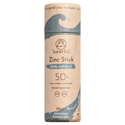 Suntribe Organic Mineral Zinc Sun Stick SPF 50 - Buy online today at Down the Line Surf. International shipping available.