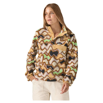 Patagonia Women's Lightweight Synchilla Snap-T Fleece Pullover - SCNL - Buy online today at Down the Line Surf. International shipping available.