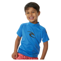 Rip Curl Brand Wave UPF Short Sleeve Rash Vest - Toddler - Buy online today at Down the Line Surf. International shipping available.