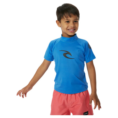 Rip Curl Brand Wave UPF Short Sleeve Rash Vest - Toddler - Buy online today at Down the Line Surf. International shipping available.