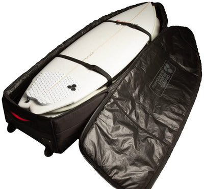 Channel Islands Quad Traveler Boardbag - Black - Buy online today at Down the Line Surf. International shipping available.