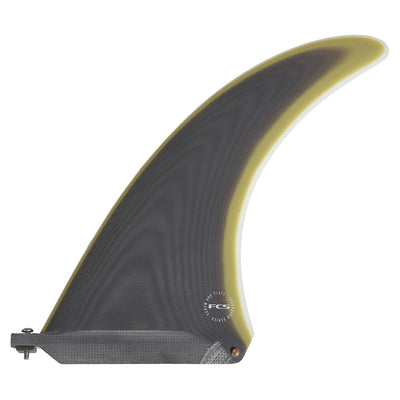 FCS Clique Screw & Plate Longboard Fin - Charcoal - Buy online today at Down the Line Surf. International shipping available.