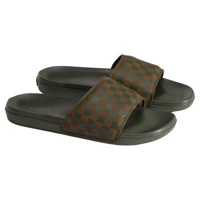 Vans La Costa Slide-On - Obsidian Fern - Buy online today at Down the Line Surf. International shipping available.