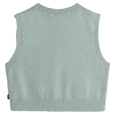 Vans Syd Sweater Vest - Gray Mist - Buy online today at Down the Line Surf. International shipping available.