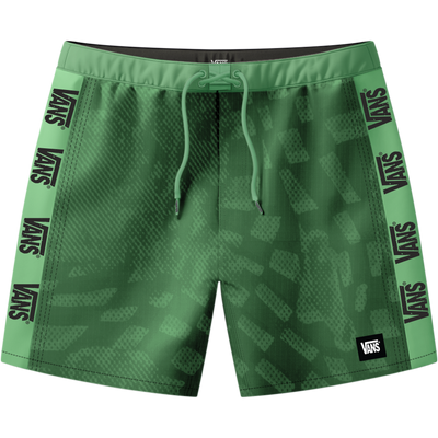 Vans Vans Daily AOP Sideline Boardshort - Vivid Verdant - Buy online today at Down the Line Surf. International shipping available.