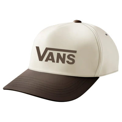 Vans Drop V Logo Snapback II Cap - Vintage Cocoa - Buy online today at Down the Line Surf. International shipping available.