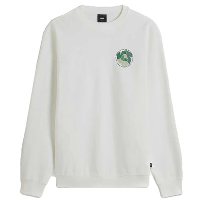 Vans Cycle V Long Sleeve Crew T-Shirt - Marshmallow - Buy online today at Down the Line Surf. International shipping available.