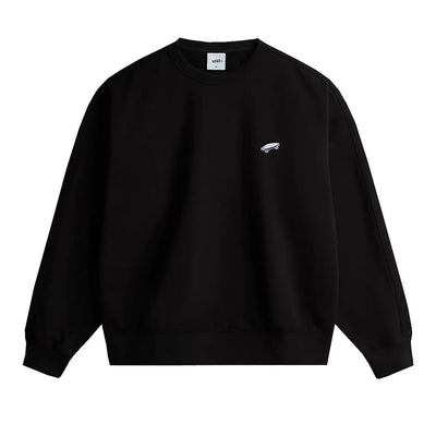 Vans Salton Loose Fit Crew Sweater - Black - Buy online today at Down the Line Surf. International shipping available.