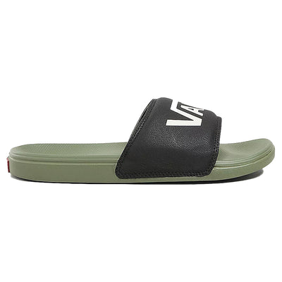 Vans La Costa Slide-On Shoes - Black/Olive - Buy online today at Down the Line Surf. International shipping available.