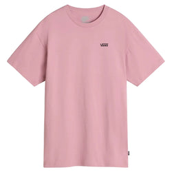 Vans Left Chest Logo II Short Sleeve Tee EM - Pink Dawn - Buy online today at Down the Line Surf. International shipping available.