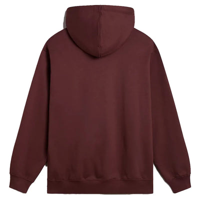 Vans Oval Loose Fleece Pullover Hoodie - Bitter Chocolate - Buy online today at Down the Line Surf. International shipping available.