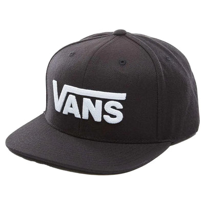 Vans Drop V Snapback II Cap - Black/White - Buy online today at Down the Line Surf. International shipping available.