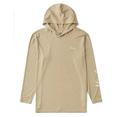 Vissla Twisted Eco Hooded Long Sleeved Sun Shirt - Sand - Buy online today at Down the Line Surf. International shipping available.