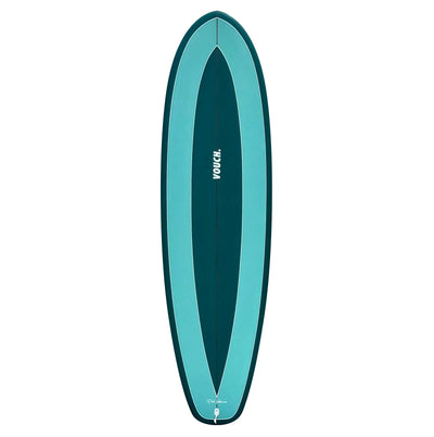 Vouch Fat Arse Wombat Surfboard - 6'6" - 2 Tone Green - Buy online today at Down the Line Surf. International shipping available.