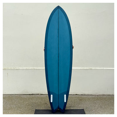 Vouch Mid Vish Surfboard - 6'10" - Denim - Buy online today at Down the Line Surf. International shipping available.