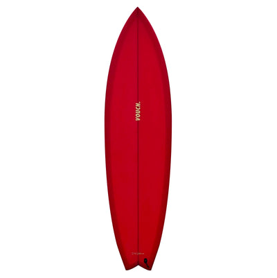 Vouch Sambal Surfboard - 6'6" - Red - Buy online today at Down the Line Surf. International shipping available.