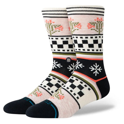 Stance Winter Bloom Crew Socks - Lilac - Buy online today at Down the Line Surf. International shipping available.