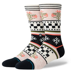 Stance Winter Bloom Crew Socks - Lilac - Buy online today at Down the Line Surf. International shipping available.