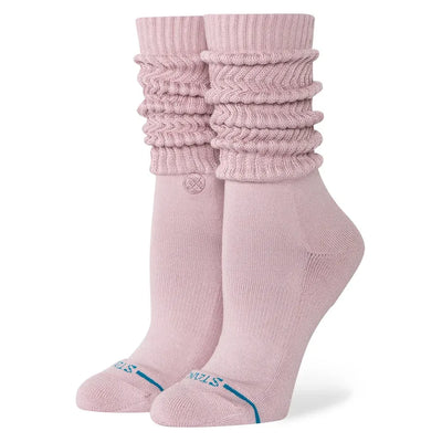 Stance Women's Icon Slouch Crew Socks - Lilac - Buy online today at Down the Line Surf. International shipping available.