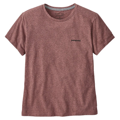 Patagonia Women's P-6 Logo Responsibili-Tee - Dulse Mauve - Buy online today at Down the Line Surf. International shipping available.