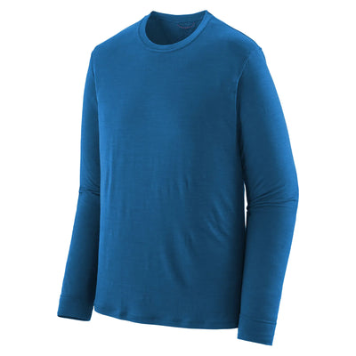 Patagonia Men's Long Sleeved Capilene Cool Merino Blend Shirt - Endless Blue - Buy online today at Down the Line Surf. International shipping available.