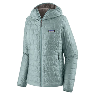 Patagonia Women's Nano Puff Hoody - Thermal Blue - Buy online today at Down the Line Surf. International shipping available.