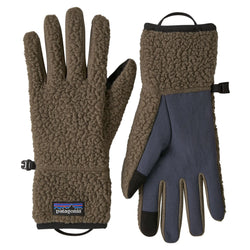 Patagonia Retro Pile Gloves - Marlow Brown - Buy online today at Down the Line Surf. International shipping available.