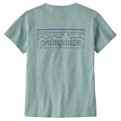 Patagonia Women's P-6 Logo Responsibili-Tee - POVL - Buy online today at Down the Line Surf. International shipping available.