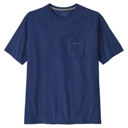 Patagonia Men's Boardshort Logo Pocket Responsibili-Tee - CLMB - Buy online today at Down the Line Surf. International shipping available.