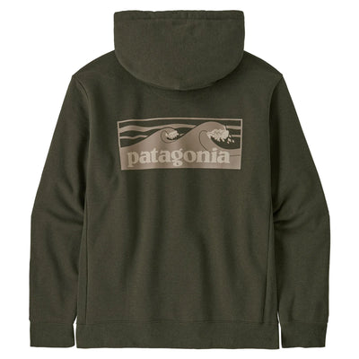 Patagonia Boardshort Logo Uprisal Hoody - Basin Green - Buy online today at Down the Line Surf. International shipping available.