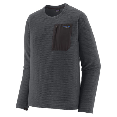 Patagonia Men's R1 Air Crew Pullover - Smolder Blue - Buy online today at Down the Line Surf. International shipping available.
