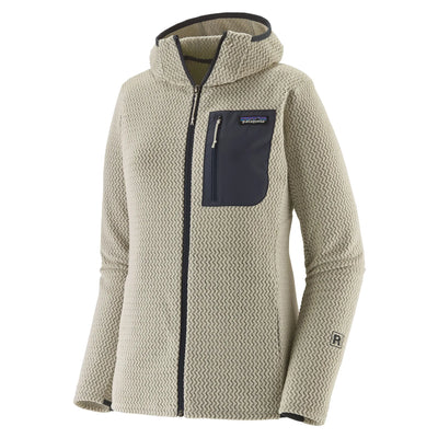 Patagonia Women's R1 Air Full-Zip Hoody - Wool White - Buy online today at Down the Line Surf. International shipping available.