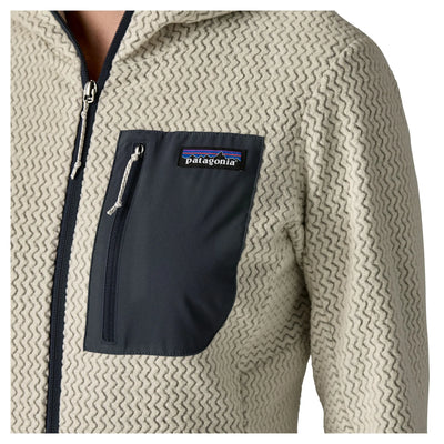 Patagonia Women's R1 Air Full-Zip Hoody - Wool White - Buy online today at Down the Line Surf. International shipping available.
