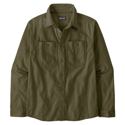 Patagonia Men's Point Reyes Canvas Shirt - Basin Green - Buy online today at Down the Line Surf. International shipping available.
