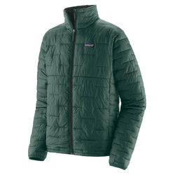 Patagonia Men's Micro Puff Jacket - Cascade Green - Buy online today at Down the Line Surf. International shipping available.