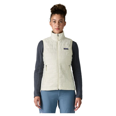 Patagonia Women's Nano Puff Vest - Birch White - Buy online today at Down the Line Surf. International shipping available.