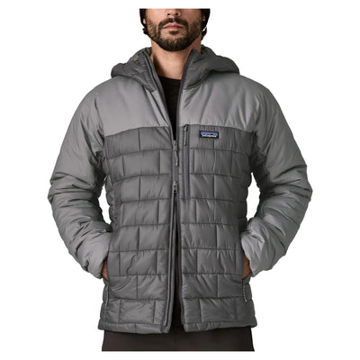 Patagonia Men's Hi-Loft Nano Puff Hoody - Forge Grey - Buy online today at Down the Line Surf. International shipping available.