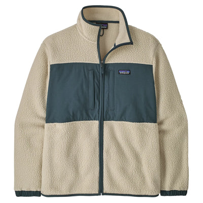 Patagonia Men's Retro Pile Patch Jacket - Pelican - Buy online today at Down the Line Surf. International shipping available.
