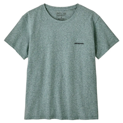 Patagonia Women's P-6 Logo Responsibili-Tee - Blue Sage - Buy online today at Down the Line Surf. International shipping available.