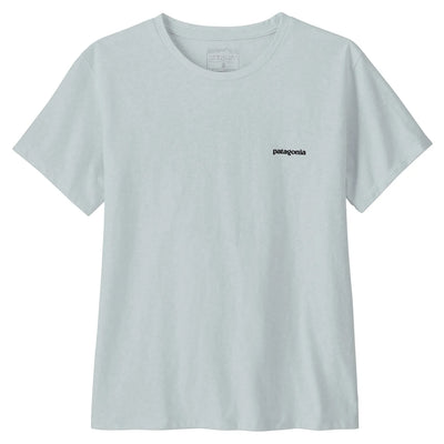 Patagonia Women's P-6 Logo Responsibili-Tee - Fibre White - Buy online today at Down the Line Surf. International shipping available.