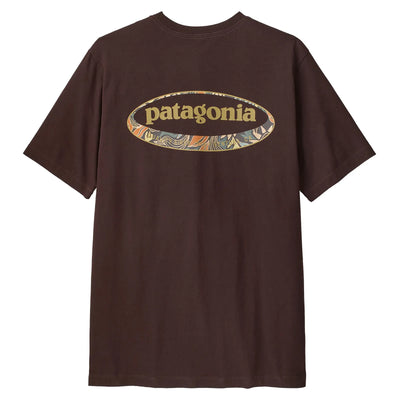 Patagonia Men's '95 Oval Logo T-Shirt - DBHE - Buy online today at Down the Line Surf. International shipping available.
