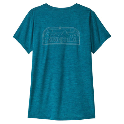 Patagonia Women's Capilene Cool Daily Shirt - P-6 Cosmos - GLBX - Buy online today at Down the Line Surf. International shipping available.