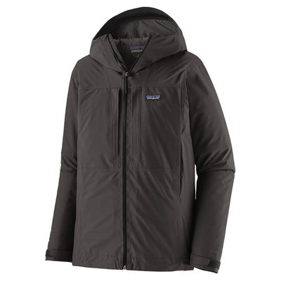 Patagonia Men's Insulated Boulder Fork Rain Jacket - Black - Buy online today at Down the Line Surf. International shipping available.
