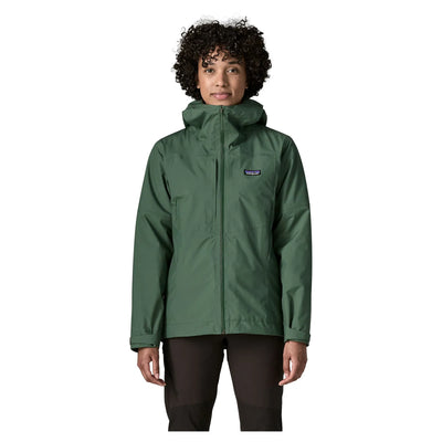 Patagonia Women's Insulated Boulder Fork Rain Jacket - Canopy Green - Buy online today at Down the Line Surf. International shipping available.