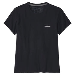 Patagonia Women's P-6 Logo Responsibili-Tee - Black - Buy online today at Down the Line Surf. International shipping available.