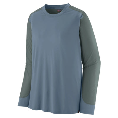 Patagonia Men's Long-Sleeved Dirt Craft Bike Jersey - Utility Blue - Buy online today at Down the Line Surf. International shipping available.